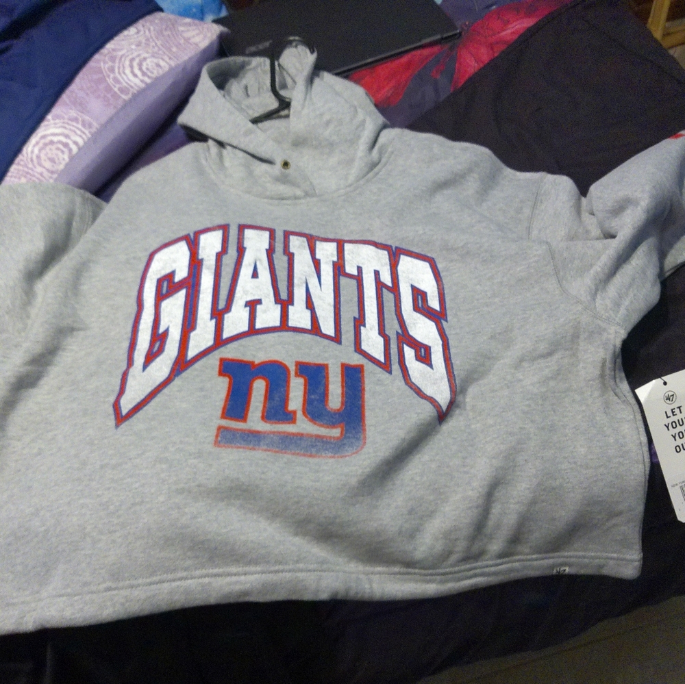 Giants ladies crop top sweatshirt